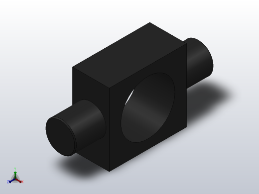 TC中间铰轴[40]气缸附件正等轴测缩略图