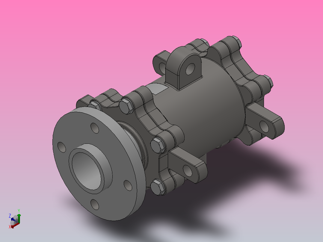 QD-F型旋转接头[QD-F65]主视图