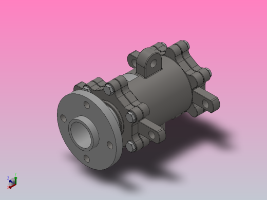 QD-F型旋转接头[QD-F65]正等轴测缩略图