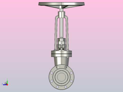 900LbRTJ[DN80]截止阀，阀右视缩略图