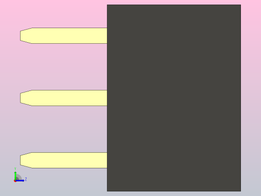 母针头Female_Header_1x3_P2.0_H4.3_straight.step左视缩略图