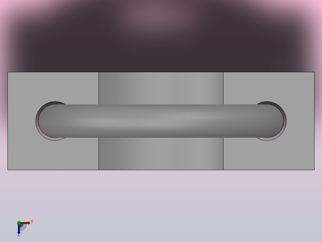 D型管子卡箍_D64-60俯视图