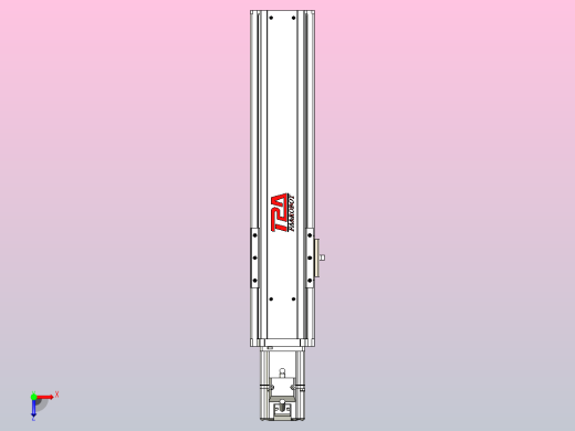 日规模组半封闭丝杆TPA-HNR-85S-1610C-L250-M-Y-P20-N3俯视缩略图