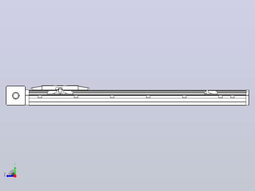 机器人皮带驱动直线轴TPA-GCB-150-P80-L600-DR-M75-N3右视缩略图
