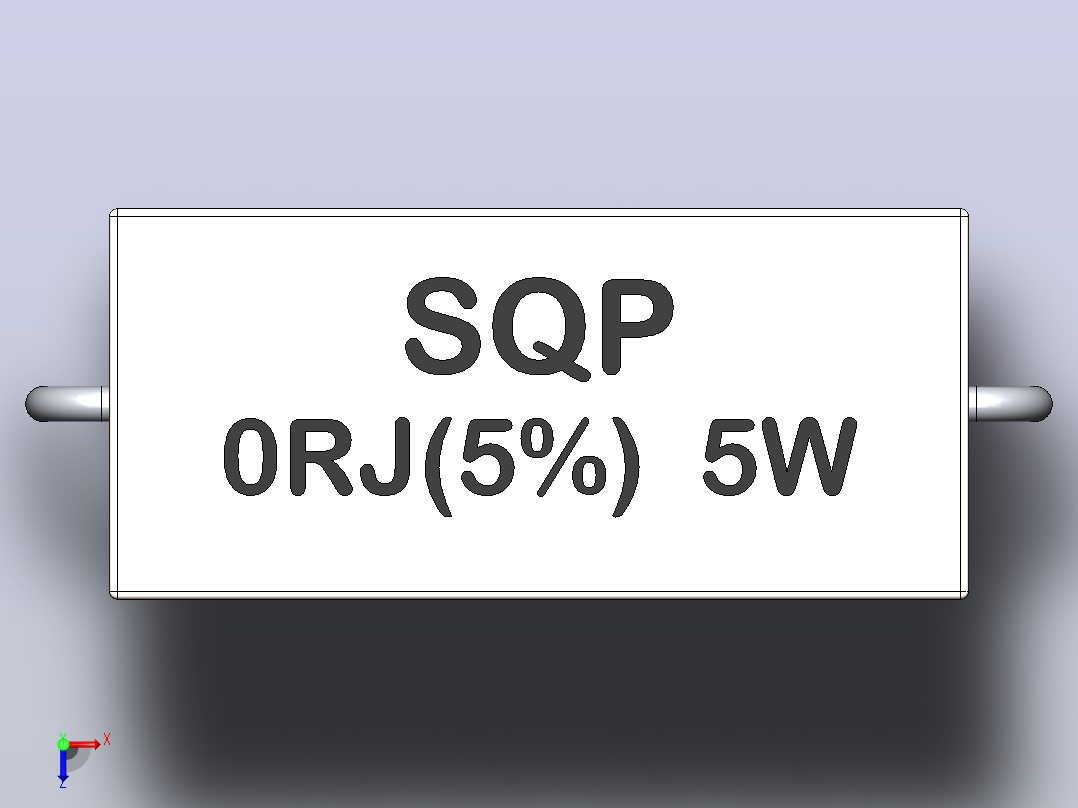 电阻器组RES_SQPH_W_R_%俯视图