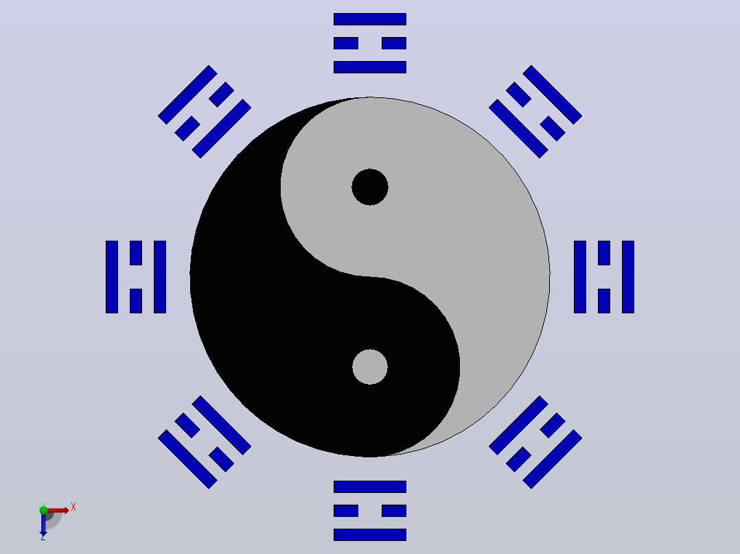 八卦俯视图