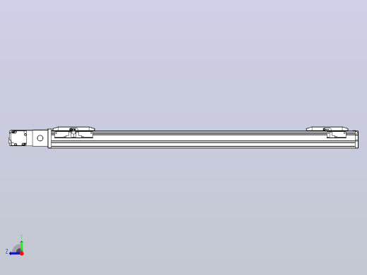 皮带直线轴双滑块型TPA-GCBS-50-P42-L275-QL-M10-N3右视缩略图