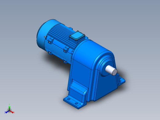 嘉宝电机3HP 1-25正等轴测缩略图