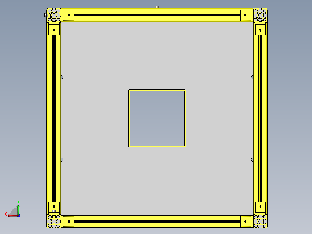 自动换气机构后视图