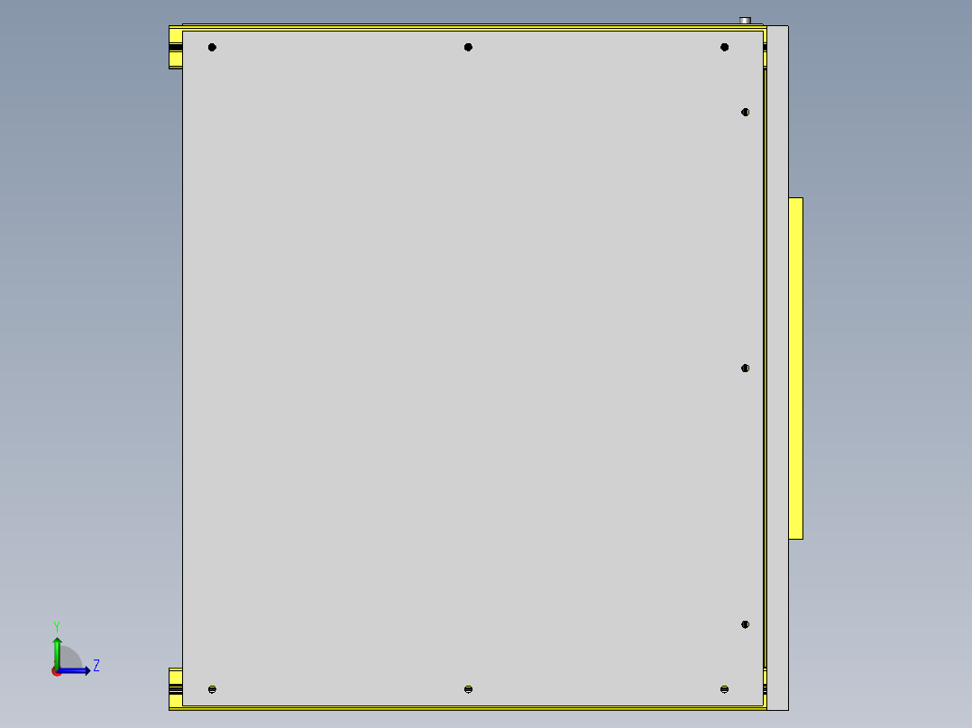自动换气机构左视图