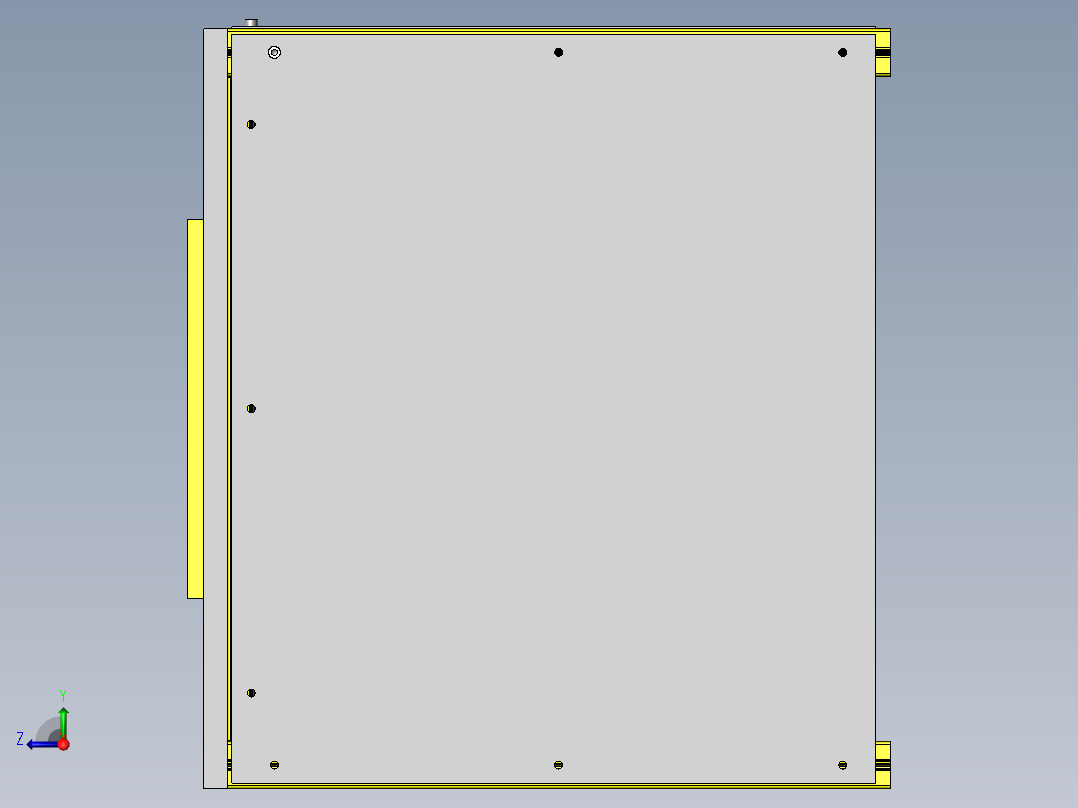 自动换气机构右视图