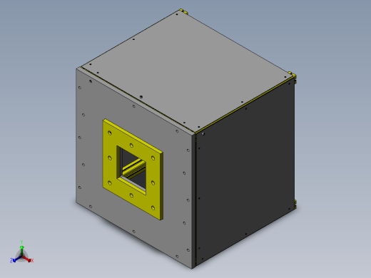 自动换气机构正等轴测缩略图