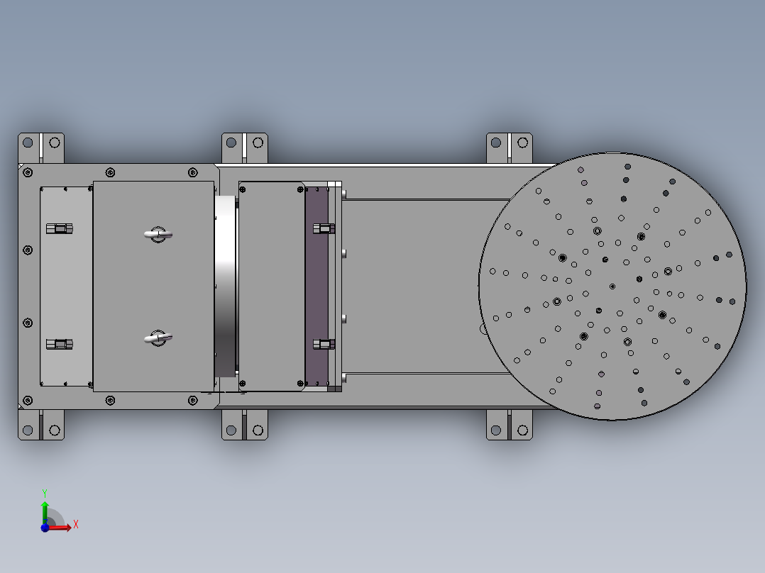 K3472-L型变位机 3D前视图