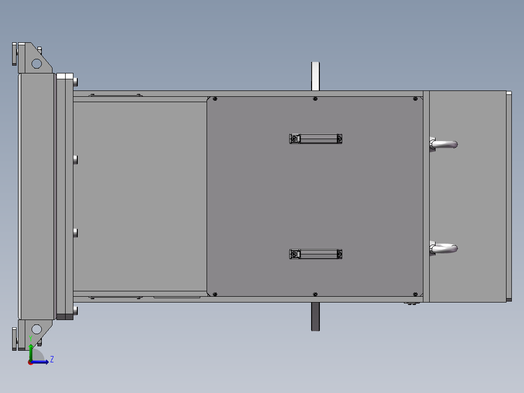 K3472-L型变位机 3D左视图