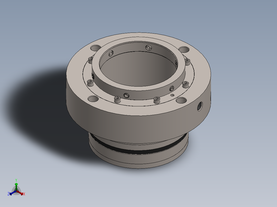 机械密封SW2014正等轴测图