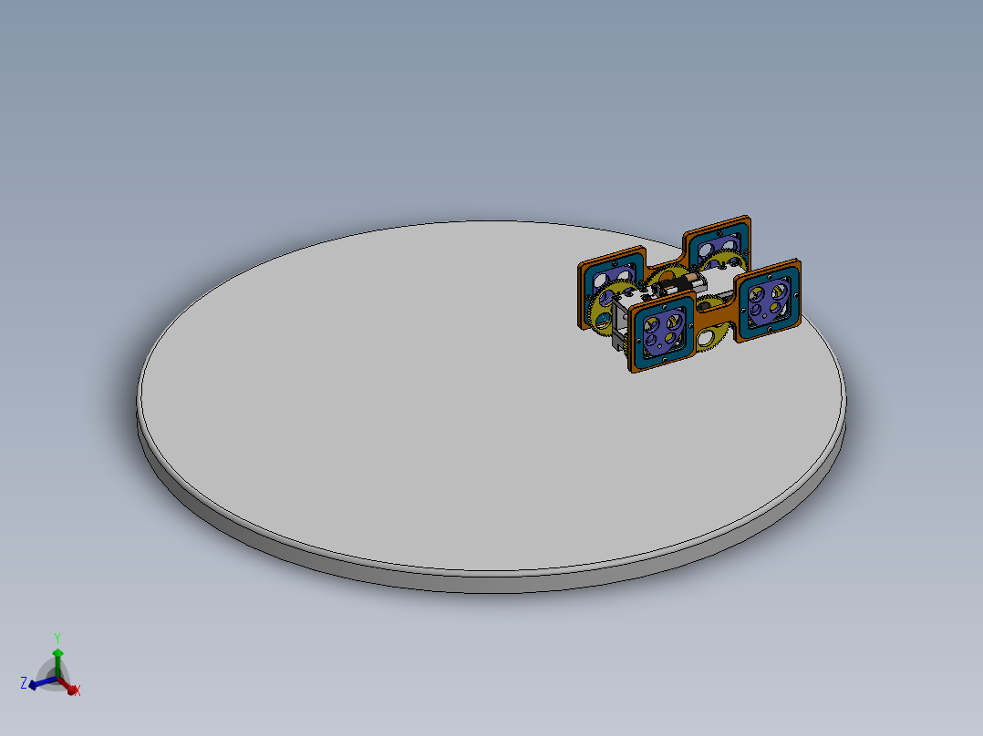 Walking xvii玩具步行机3D图纸 Solidworks2018设计 附多种格式