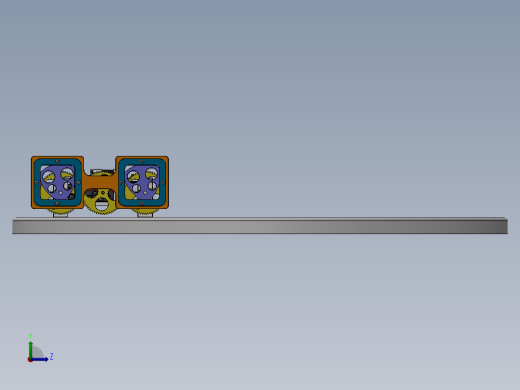 Walking xvii玩具步行机3D图纸 Solidworks2018设计 附多种格式左视缩略图