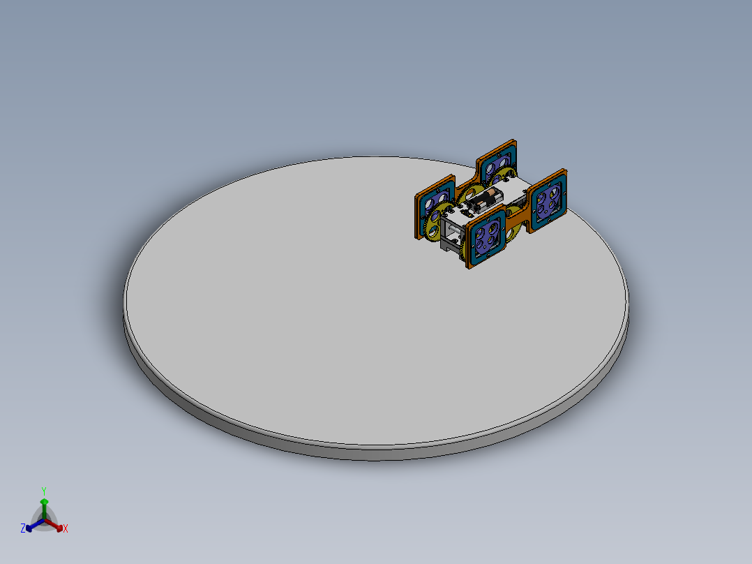 Walking xvii玩具步行机3D图纸 Solidworks2018设计 附多种格式正等轴测图