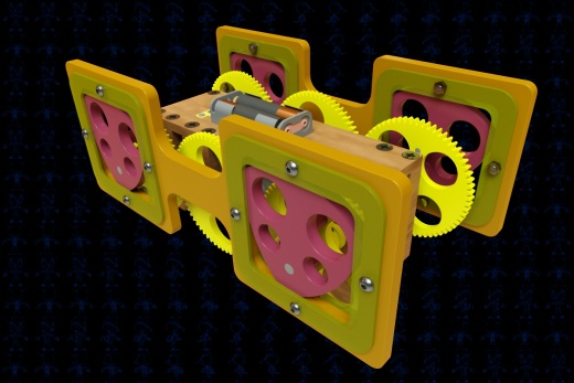 Walking xvii玩具步行机3D图纸 Solidworks2018设计 附多种格式缩略图