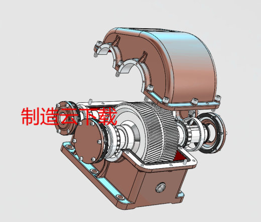 H1减速器、减速机3D模型缩略图