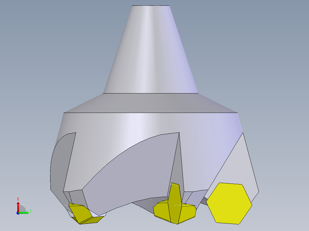 面铣刀2016右视图