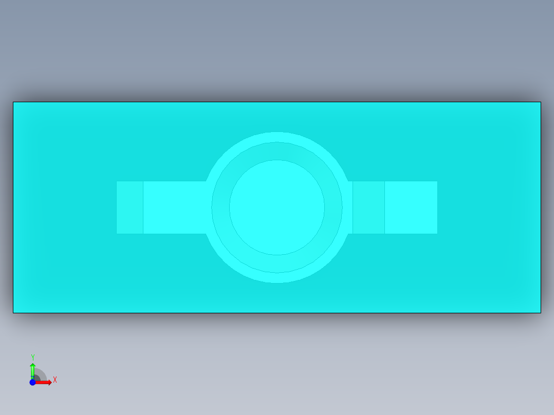 LED_Rectangular_Cyan_2x5x7mm前视图