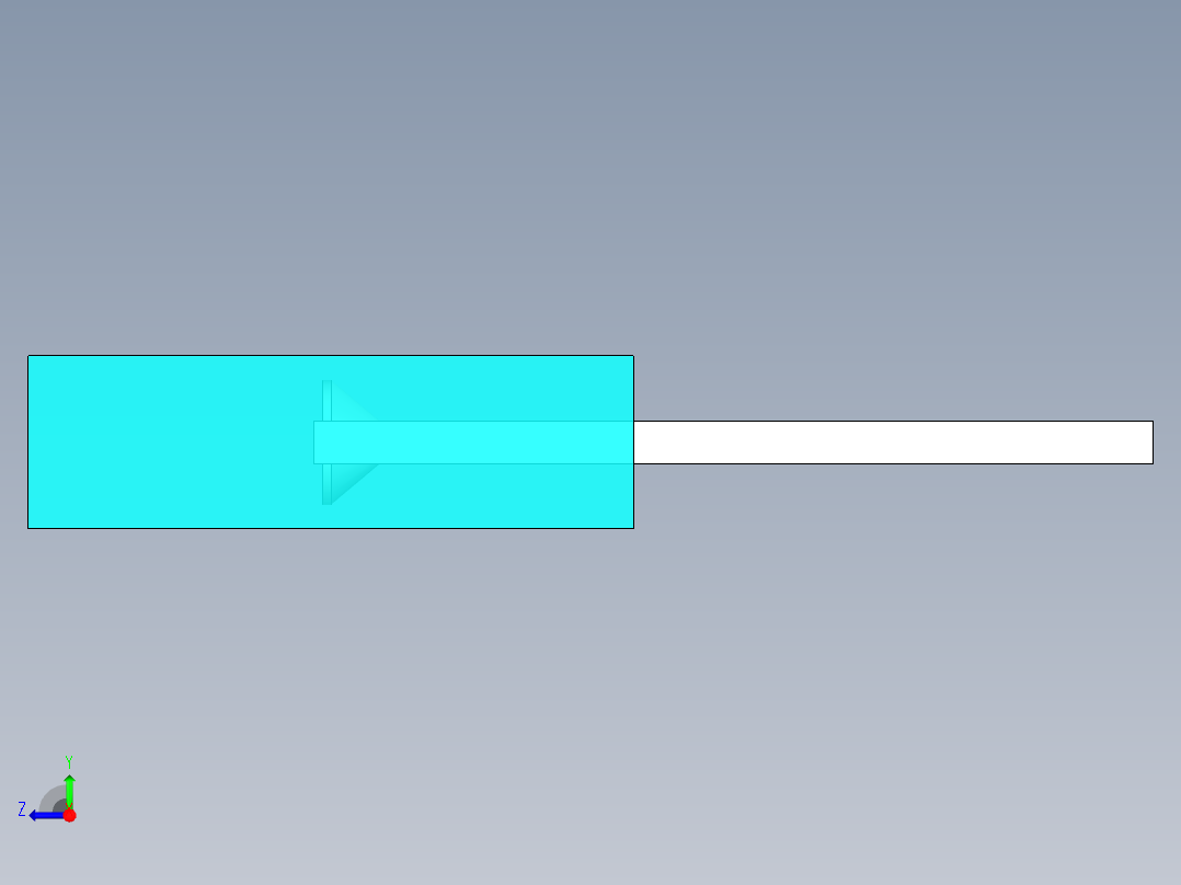 LED_Rectangular_Cyan_2x5x7mm右视图