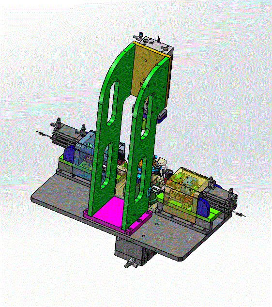 减震垫压组装半自动设备
