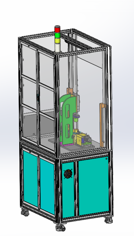 减震垫压组装半自动设备