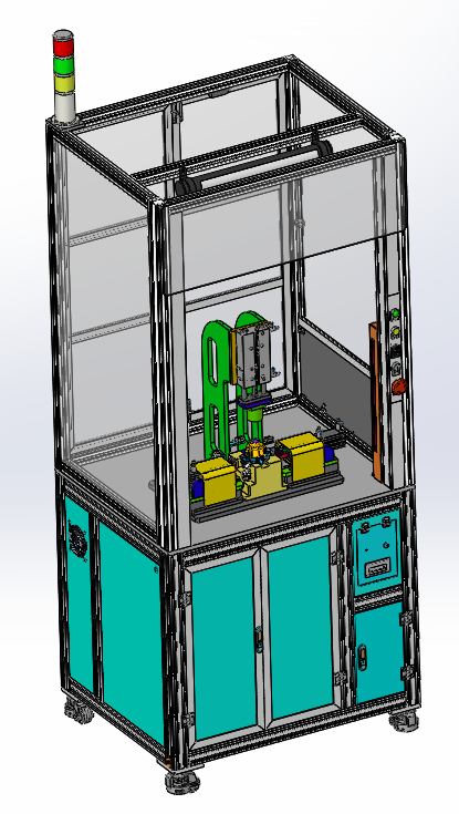 减震垫压组装半自动设备