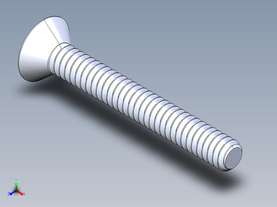 锥形内六角头螺钉-FHCS 10-24 x 1.500