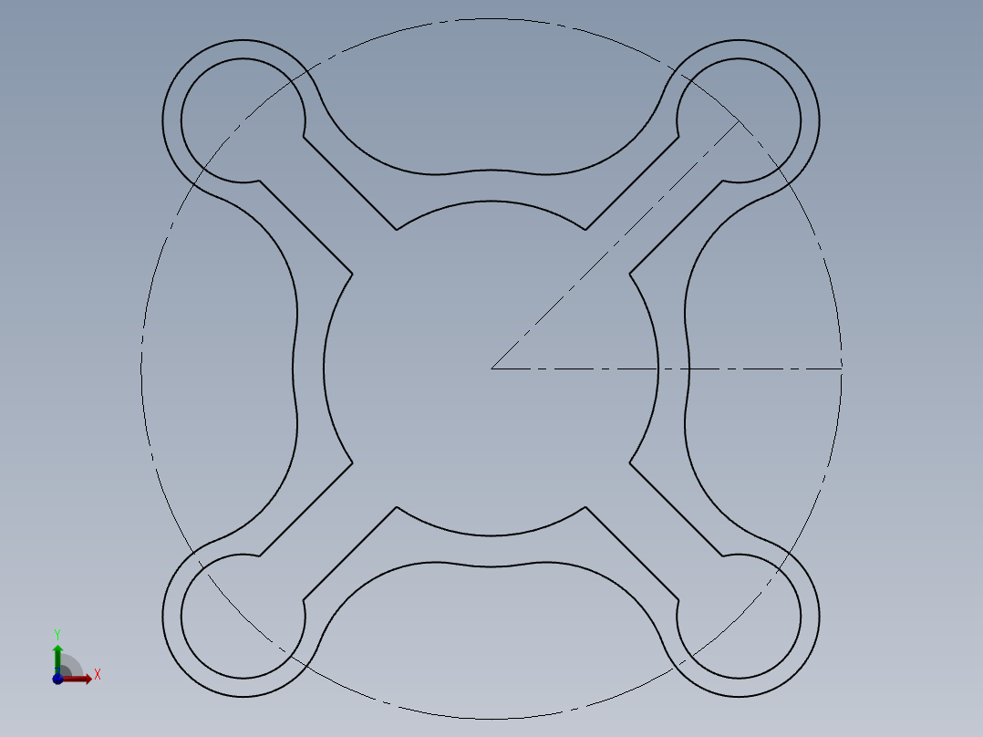 SW建模练习题-exercise 14主视图