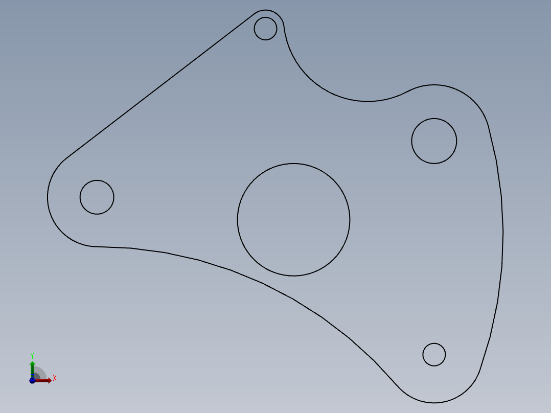 SW建模练习题-practice 23前视图