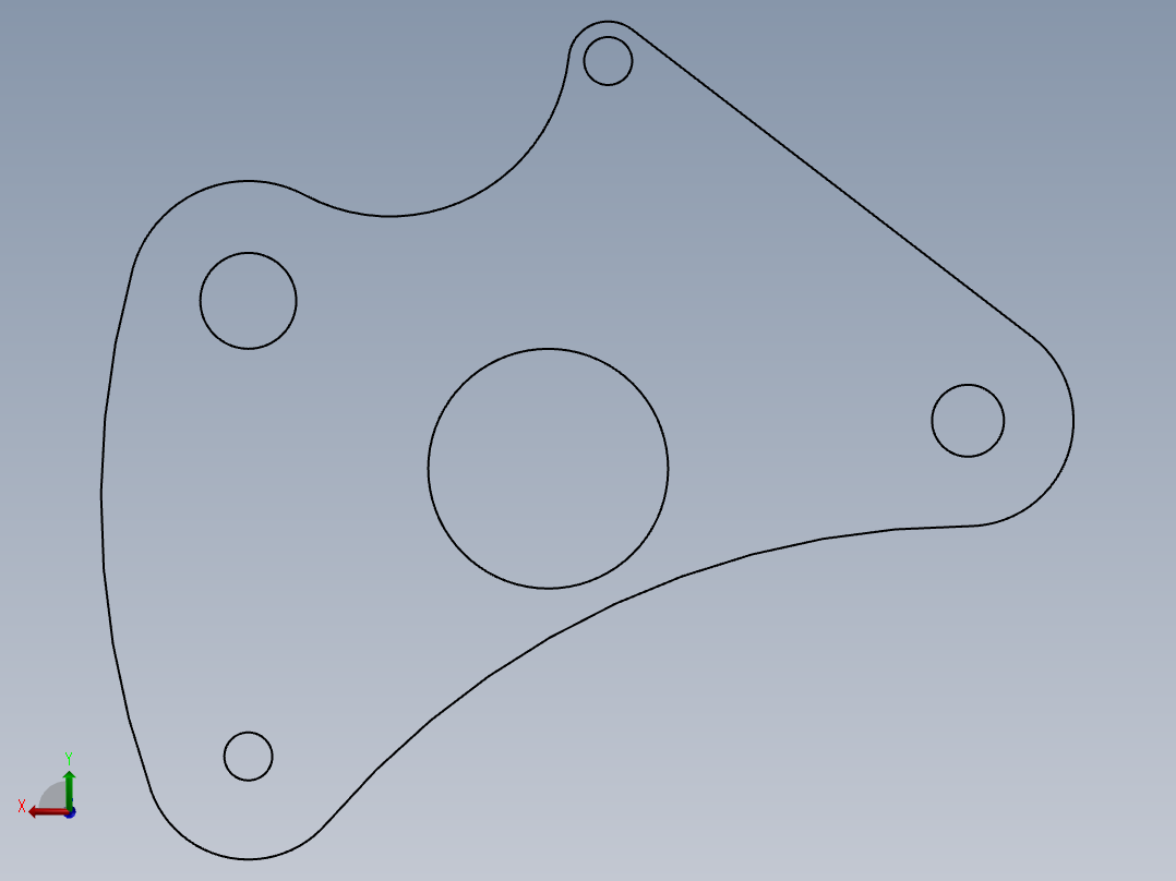 SW建模练习题-practice 23后视图