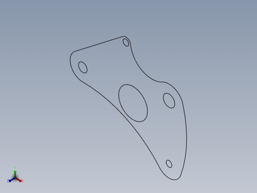SW建模练习题-practice 23正等轴测缩略图