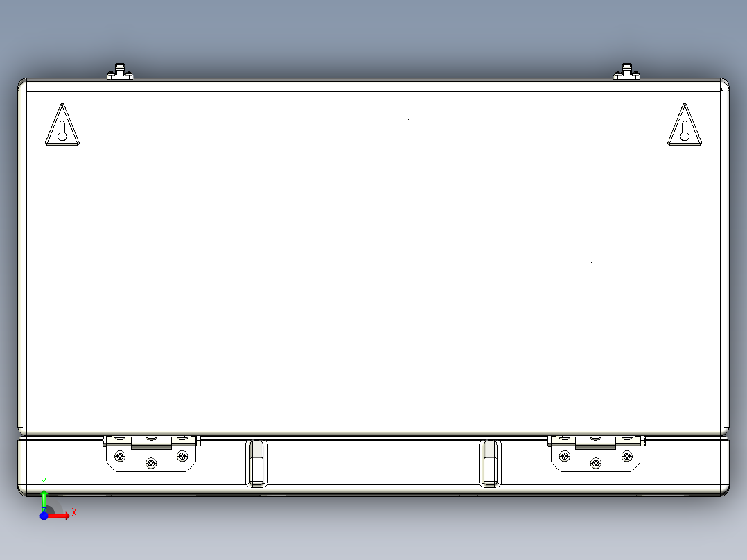 手提式工具箱前视图