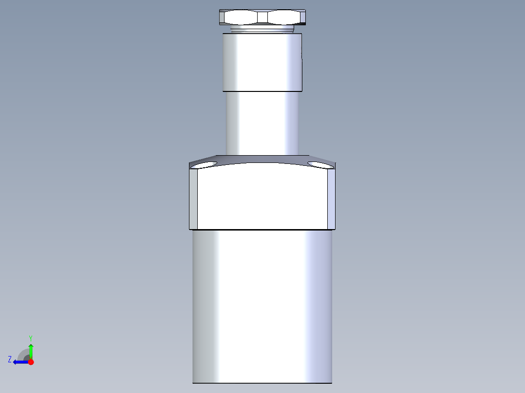 KOSMEKLHA1050-SL-Q30多系列多零件图纸模型右视图