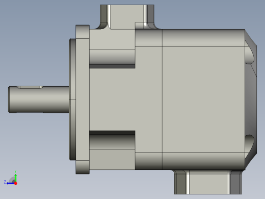 YB1-25型叶片泵右视缩略图