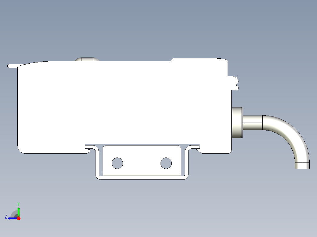 基恩士LV-21(A)_AP_11A_kc图纸模型右视图