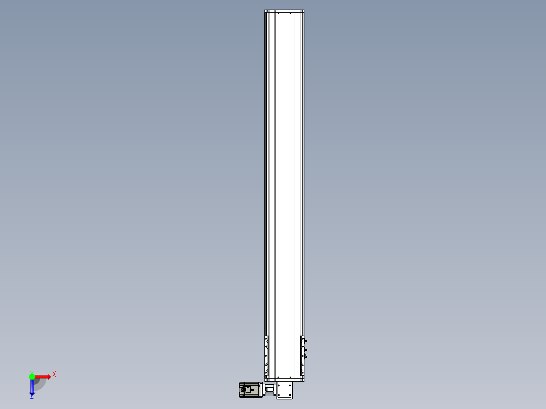东锦同步带传动-直线滑台模组DH210B-L150-S1600-BL-P750W-C3.STEP俯视图