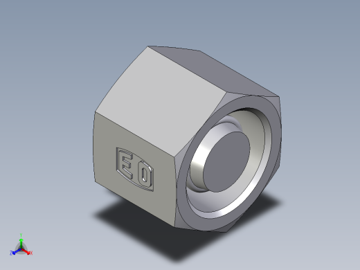 卡套式工业通用硬管接头EO_Blanking_plug_with_nut_for_cones_VKAM10SCF