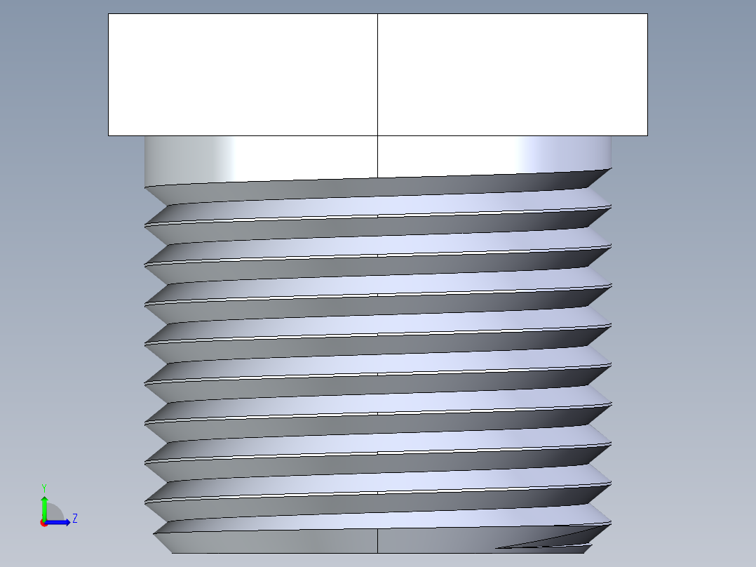 聚氯乙烯配件22-Sch80_Plug_MPT_850-005_0.5in左视图