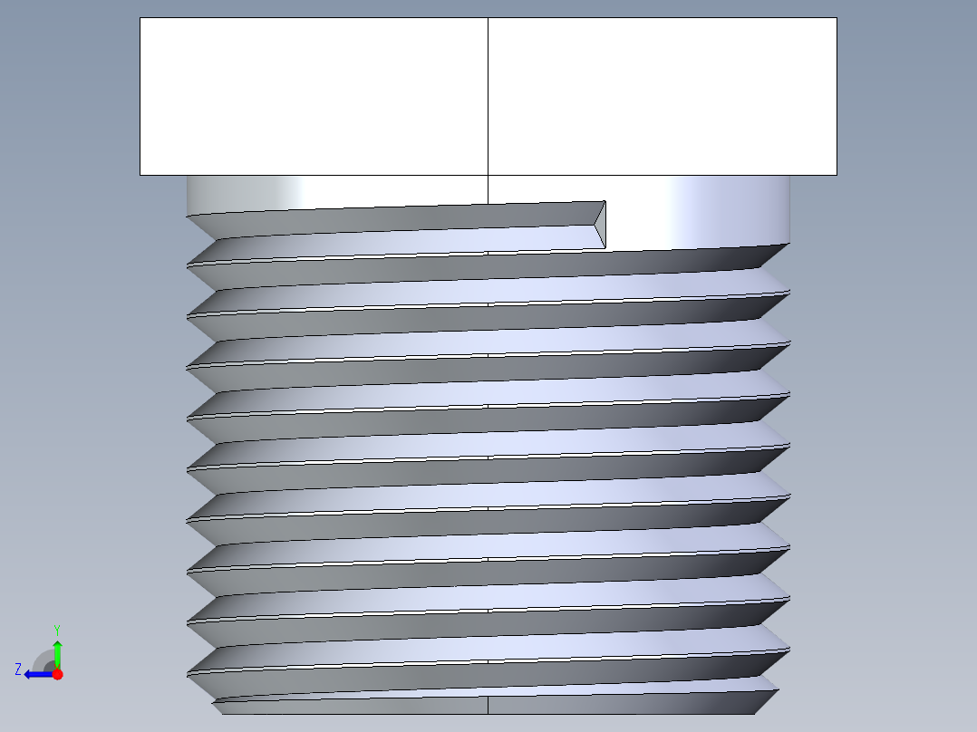 聚氯乙烯配件22-Sch80_Plug_MPT_850-005_0.5in右视图