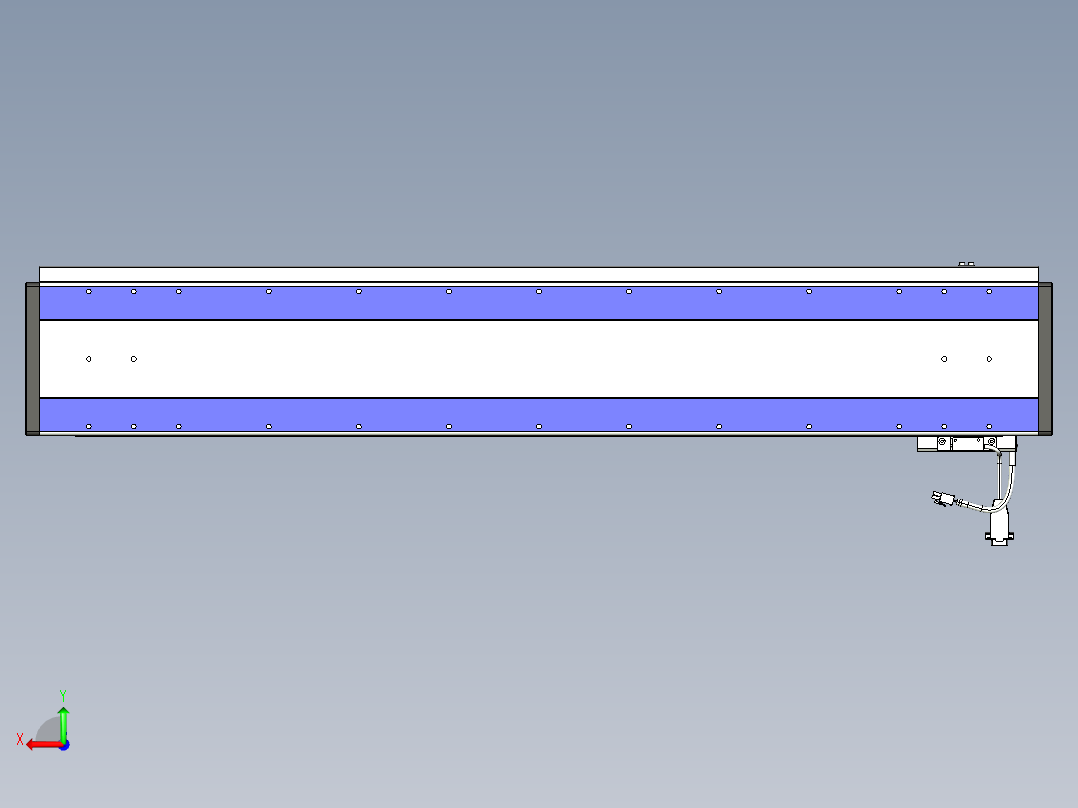 威洛博VL系列直线电机模组-VL17E1-S950后视图