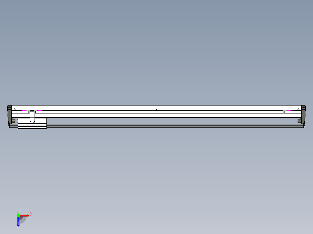 威洛博VL系列直线电机模组-VL17E1-S950俯视图