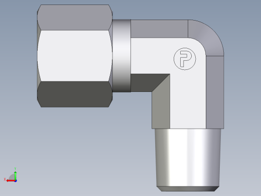 卡套式工业通用硬管接头EO_Male_stud_elbow_WE08LM71后视缩略图