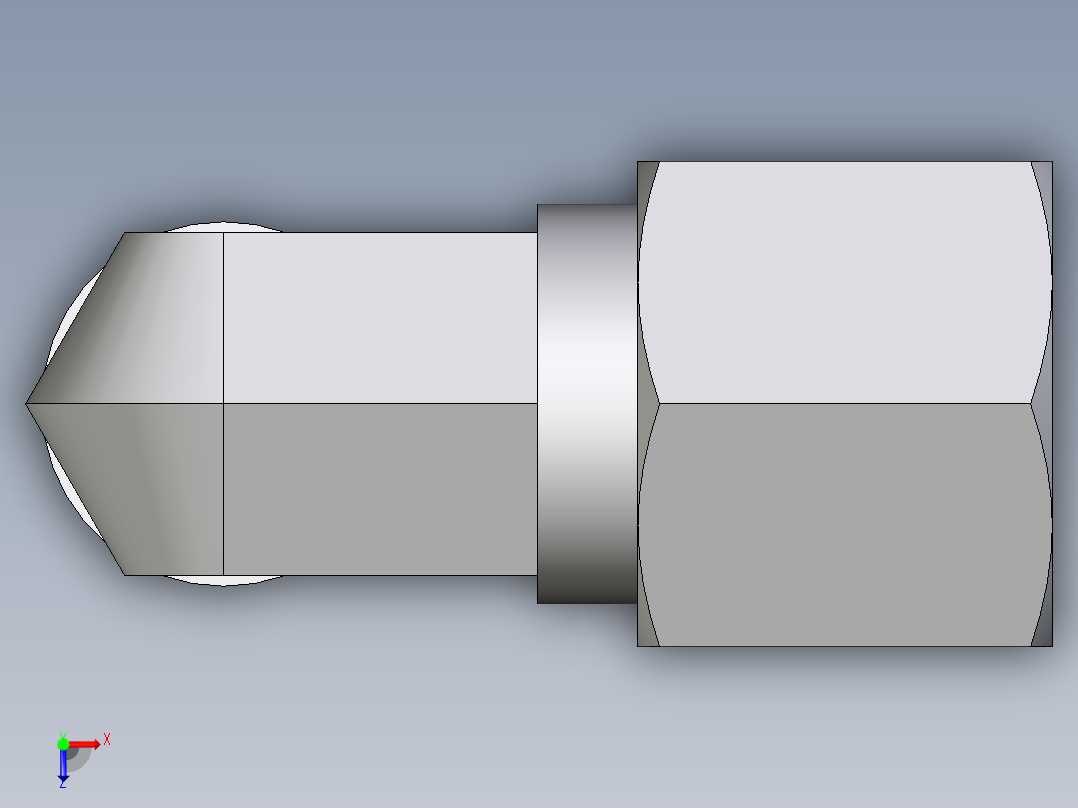 卡套式工业通用硬管接头EO_Male_stud_elbow_WE08LM71俯视图