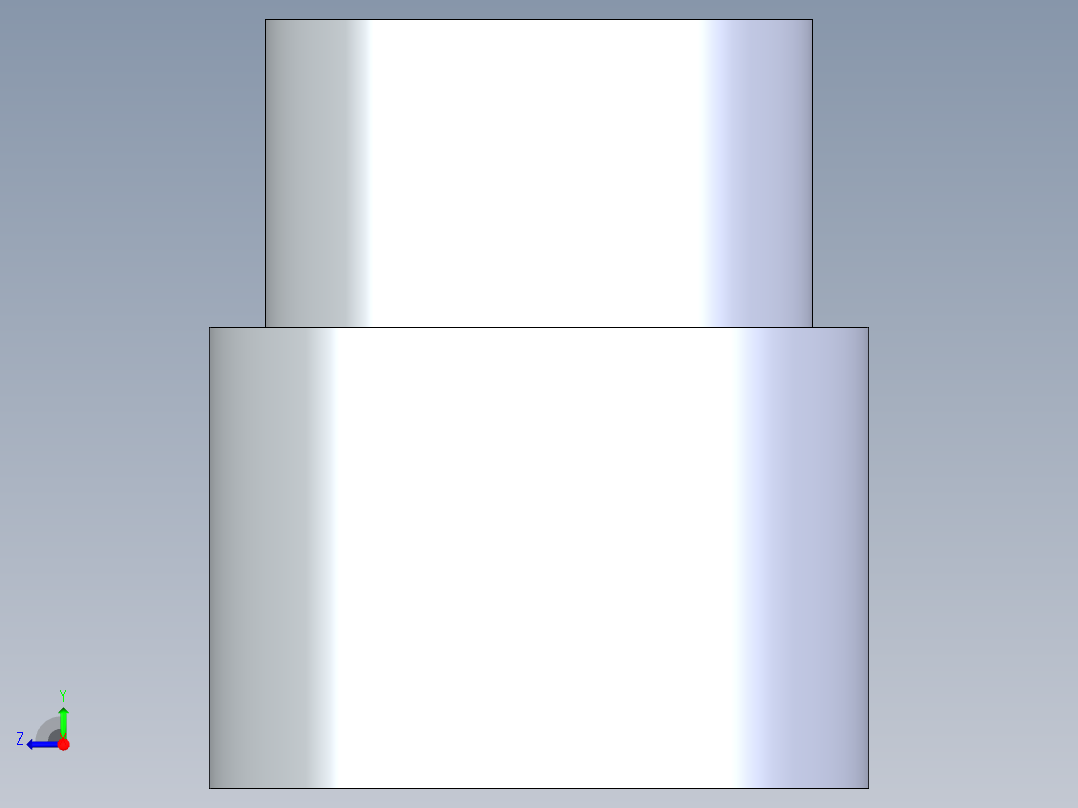 聚氯乙烯配件11-Sch80_ReducerCoupling_SxS_829-168_1.25in x 1in右视图