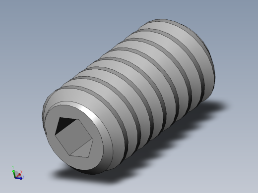 DIN 913-ISO 4026 固定螺钉-M1.6 L=3.SLDPRT