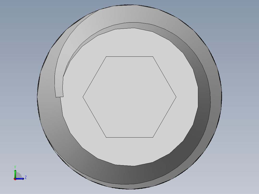 DIN 913-ISO 4026 固定螺钉-M1.6 L=3.SLDPRT左视图